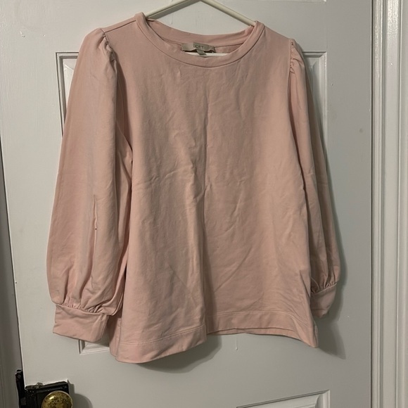 LOFT Bubble Sleeve Shirt - Picture 1 of 2